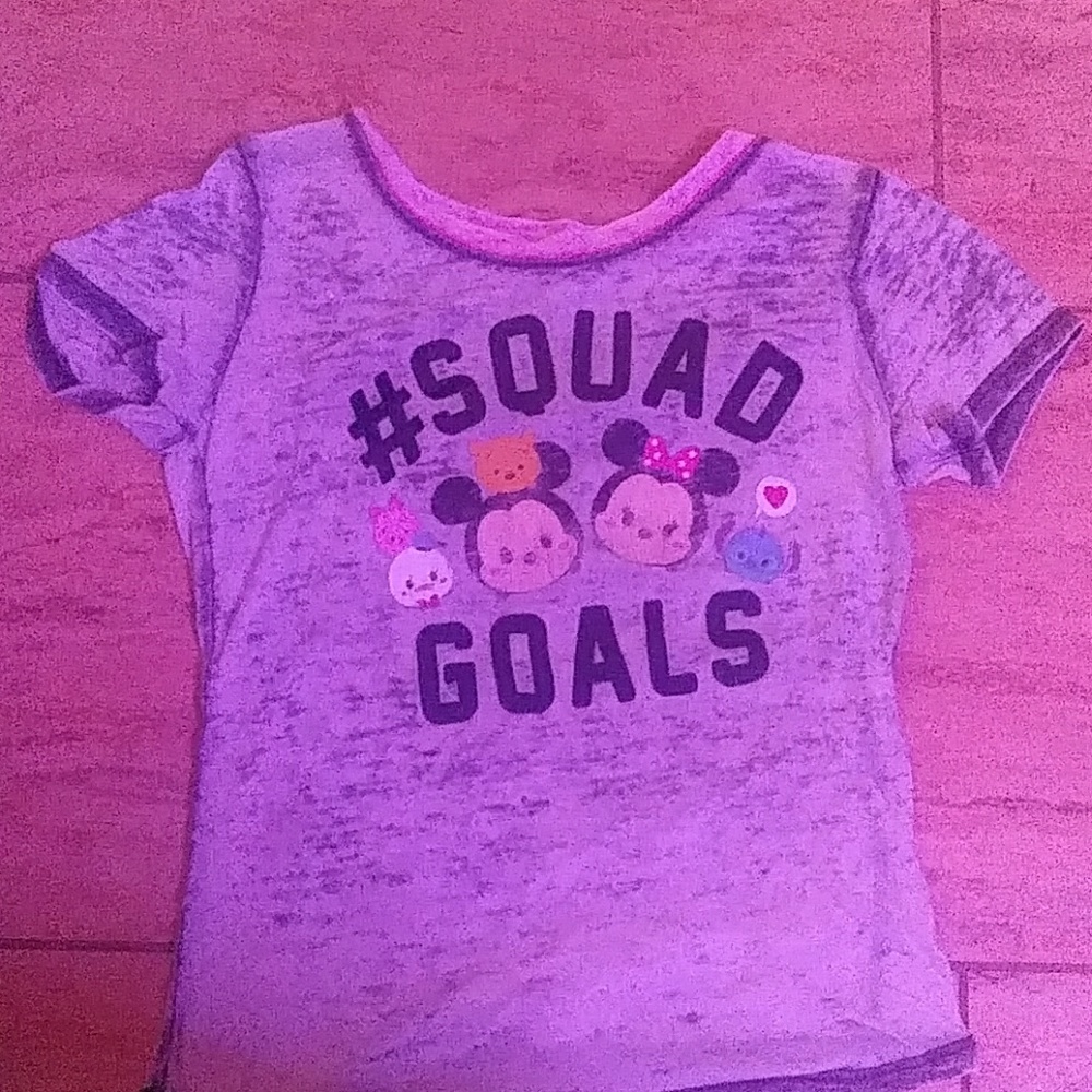I am selling a disney sqaud goals shirt